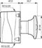BACO LBX14201 Noodstopknop, Paddestoelschakelaar In behuizing 240 V/AC 2.5 A 1x NC IP66 1 stuk(s)