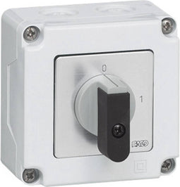 BACO NB02AGQ Lastscheidingsschakelaar 16 A 1 x 90 ° Grijs, Zwart 1 stuk(s)