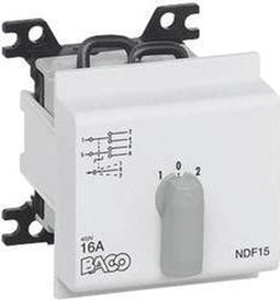 BACO NDF15 Nokkenschakelaar 16 A 2 x 30 ° Grijs 1 stuk(s)