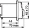 BACO NDF15 Nokkenschakelaar 16 A 2 x 30 ° Grijs 1 stuk(s)