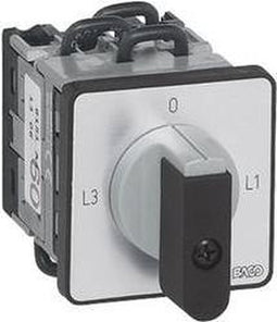 BACO NY11AQ1 Ampèremeter omschakelaar 16 A 2 x 90 ° Grijs, Zwart 1 stuk(s)