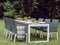 BACOLI - Tuinstoel set van 6 - Grijs - Polyester