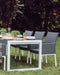 BACOLI - Tuinstoel set van 6 - Grijs - Polyester
