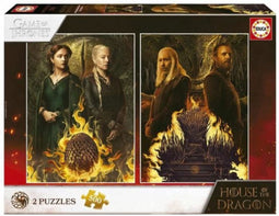 Puzzel Educa House of The Dragon 500 Onderdelen Puzzel x 2
