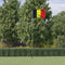 vidaXL - Vlag - met - vlaggenmast - België - 5,55 - m - aluminium