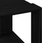 vidaXL - Salontafel - Zwart - eiken - 40x40x30 - cm - Gefabriceerd - hout