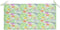 vidaXL - Tuinbankkussen - 100x50x3 - cm - oxford - stof - bladpatroon