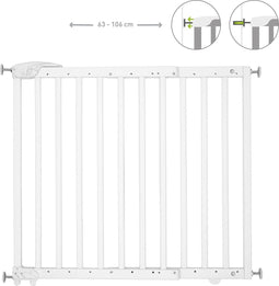 Badabulle Traphekje verlengbaar Deco Pop 63-106 cm wit