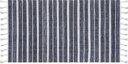 BADEMLI - Vloerkleed - Blauw - 80 x 150 cm - Synthetisch materiaal