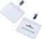 Badge Durable 8003 met clip liggend gesloten 60x90mm | 25 stuks