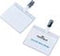 Badge Durable 8003 met clip liggend gesloten 60x90mm | 25 stuks