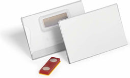 Badge durable met magneet 54x90mm 25 stuks