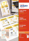 Badgehouder Avery A6 incl. insteekkaarten 50st