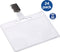 Badgehouder Europel strip + clip – 90 x 60 mm – Transparant – Open – 24 stuks