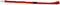 Badgekoord Europel rood/10 stuks