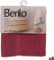 Badhanddoek 50 x 0,5 x 90 cm Kastanjebruin (6 Stuks)