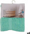 Badhanddoek 50 x 90 cm Turkoois (6 Stuks)