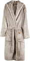 Badjas - VINGA Louis Luxe Pluche - RPET-jas - capuchon - 70% gerecycled PET-flessen - maat S/M