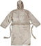 Badjas - VINGA Louis Luxe Pluche - RPET-jas - capuchon - 70% gerecycled PET-flessen - maat S/M
