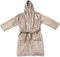 Badjas - VINGA Louis Luxe Pluche - RPET-jas - capuchon - 70% gerecycled PET-flessen - maat S/M