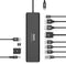 Port Designs 901906-W - USB-C Triple Screen Travel Docking Station - 11 aansluitingen - tot 4K