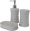 Badkamer Accessoire Set Grijs Keramisch