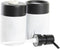 Badkamer Accessoire Set Wit Zwart