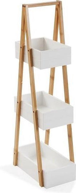 Badkamerschappen Versa Bamboe Hout MDF Hout MDF/Bamboe (18 x 81 x 30 cm)