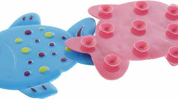 Badkleed DKD Home Decor Blauw Roze PVC (2 pcs) (13 x 1 x 10.5 cm)