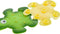 Badkleed DKD Home Decor Geel Groen PVC Schildpad (2 pcs) (11.5 x 1 x 10 cm)