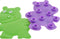 Badkleed DKD Home Decor Groen PVC Lila (2 pcs) (10 x 1 x 13 cm)