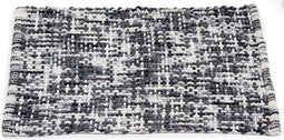 Badmat/badkamerkleed grijs 80 x 50 cm rechthoekig - Matten voor de badkamer