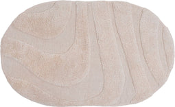 Badmat Beau - Beige Ovaal 50 x 80 cm