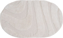 Badmat Beau - Creme Ovaal 50 x 80 cm