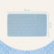 Badmat Blauw antislip mat 40 x 70 cm - Pasper - douchemat - voor bad en douche - blauw