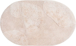 Badmat Boaz - Beige Ovaal 60 x 100 cm