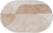 Badmat Bowie - Creme Ovaal 60 x 100 cm