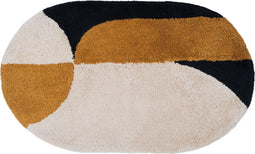 Badmat Bowie - Oker Ovaal 50 x 80 cm