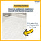 Badmat wit antislip mat 40 x 70 cm - Pasper - douchemat - voor bad en douche