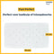 Badmat wit antislip mat 40 x 70 cm - Pasper - douchemat - voor bad en douche