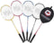 Badminton-Rackets Alu Steel shaft