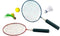 Badmintonset met korte steel