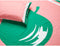Set beddengoed Benetton Groen Roze Appel 4 Onderdelen