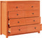 vidaXL - Dressoir - 100x40x90 - cm - massief - grenenhout - wasbruin