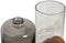 Badset Home ESPRIT Grijs Transparant Aluminium Kristal Acacia 10 x 7 x 16 cm