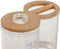 Badset Home ESPRIT Transparant Natuurlijk Bamboe Aluminium polyestyreen 16 x 9 x 18 cm