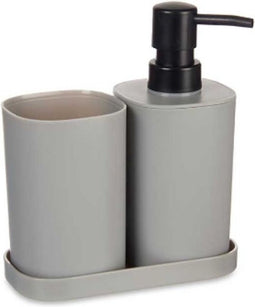 Badset Zwart Grijs Polypropyleen (12 Stuks)