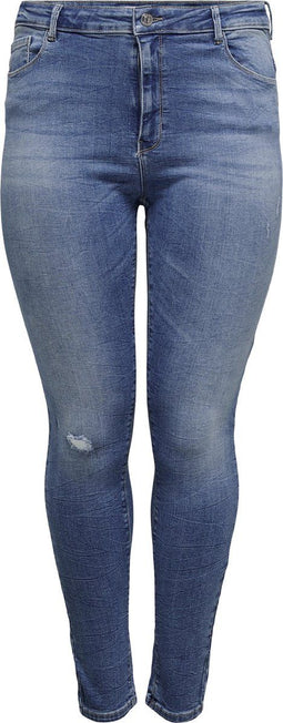 ONLY CARMAKOMA CARLAOLA LIFE HW SK JNS BB AZG809 - Skinny high waisted jeans - Licht blauw (maat 3242)