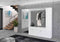 Furnilux Projekt X - Hochschrank - 34x30x193cm - Wit hoogglans