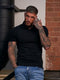AB Lifestyle Platinum Polo - Slim-Fit - Luxe Afwerking - Jet Black - Heren - Maat: XS